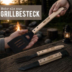 Grillbesteck personalisiert Gravur