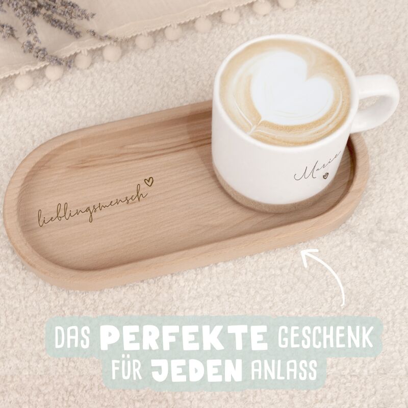 Personalisiertes Holztablett "Bester Opa"