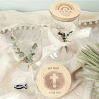 Personalisiertes Vorratsglas Aquarell Geschenk zur Taufe