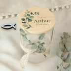 Personalisiertes Vorratsglas Aquarell Geschenk zur Taufe