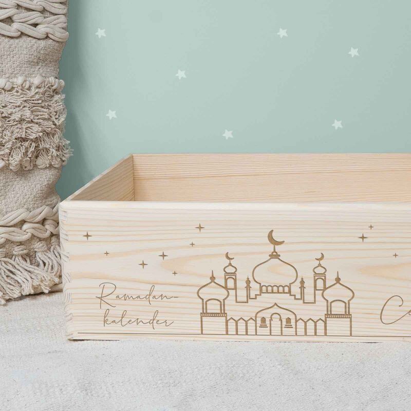Ramadankiste „Moschee“ personalisiert Gravur