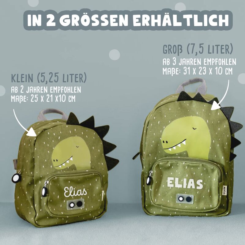 Trixie Rucksack „Mr. Dino“ Plott