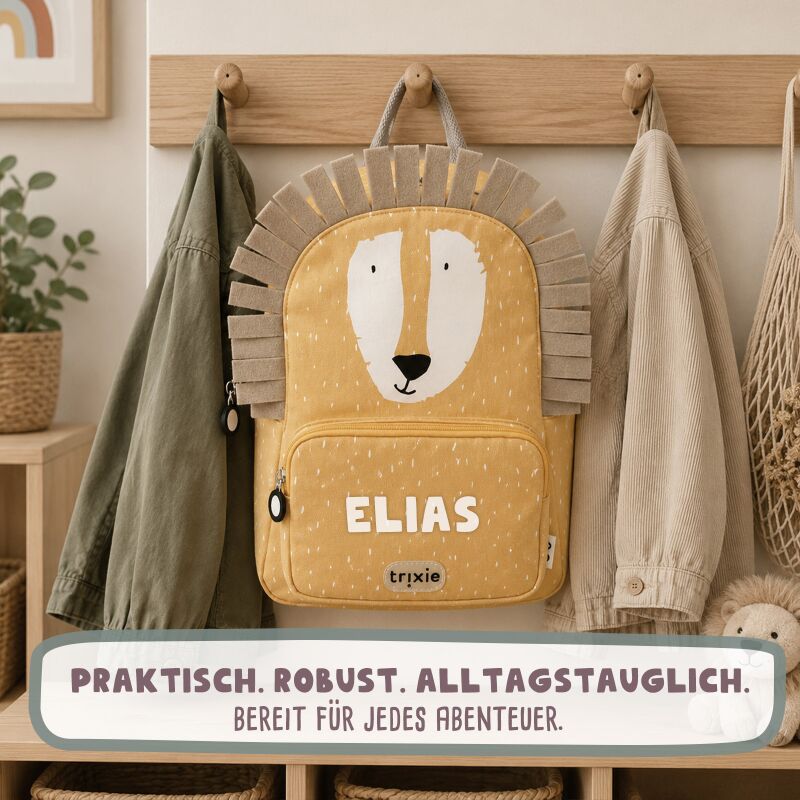 Trixie Rucksack „Mr. Lion“ Plott