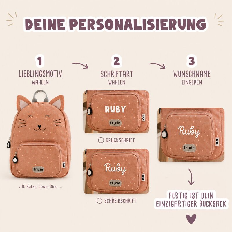 Trixie Rucksack „Mrs. Cat“ Plott