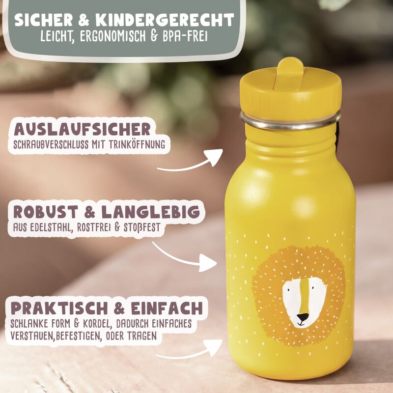 Trixie Trinkflasche personalisiert „Löwe“