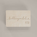 Erinnerungsbox aus Holz "Lieblingsonkel" personalisiert
