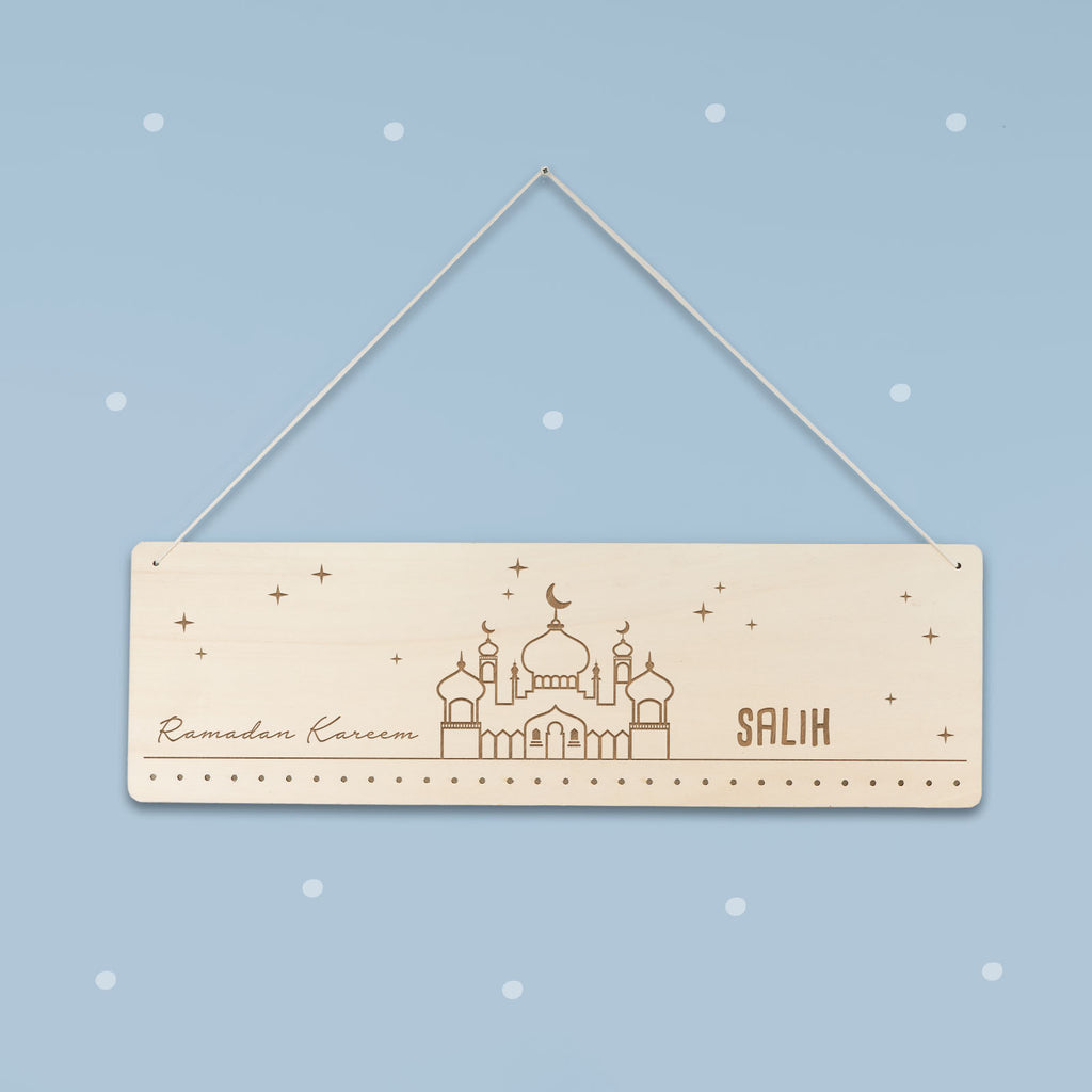 Ramadan-Kalender „Moschee“ personalisiert Laser