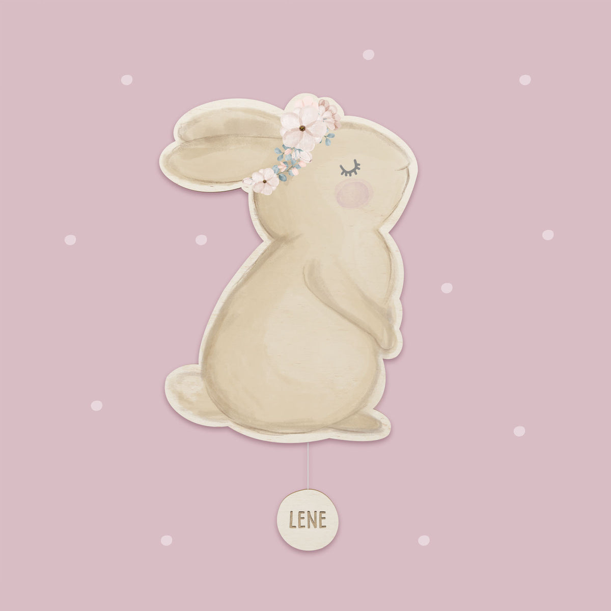 Nachtlicht Hase Aquarell
