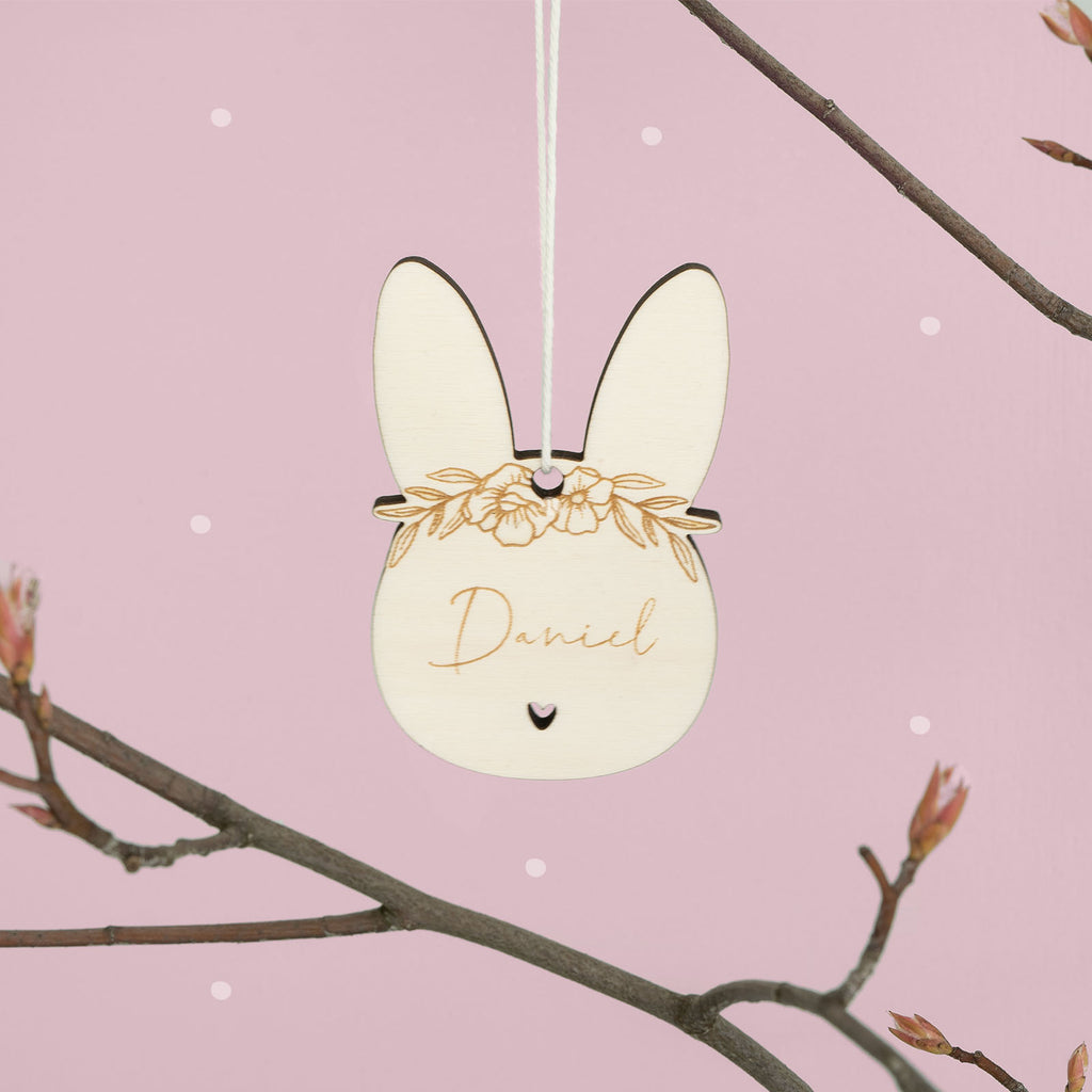 Anhänger "Osterhase" 5er Set - Dekoration für Ostern
