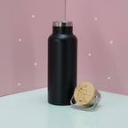 Trinkflasche Bambusdeckel "Dino" 500ml