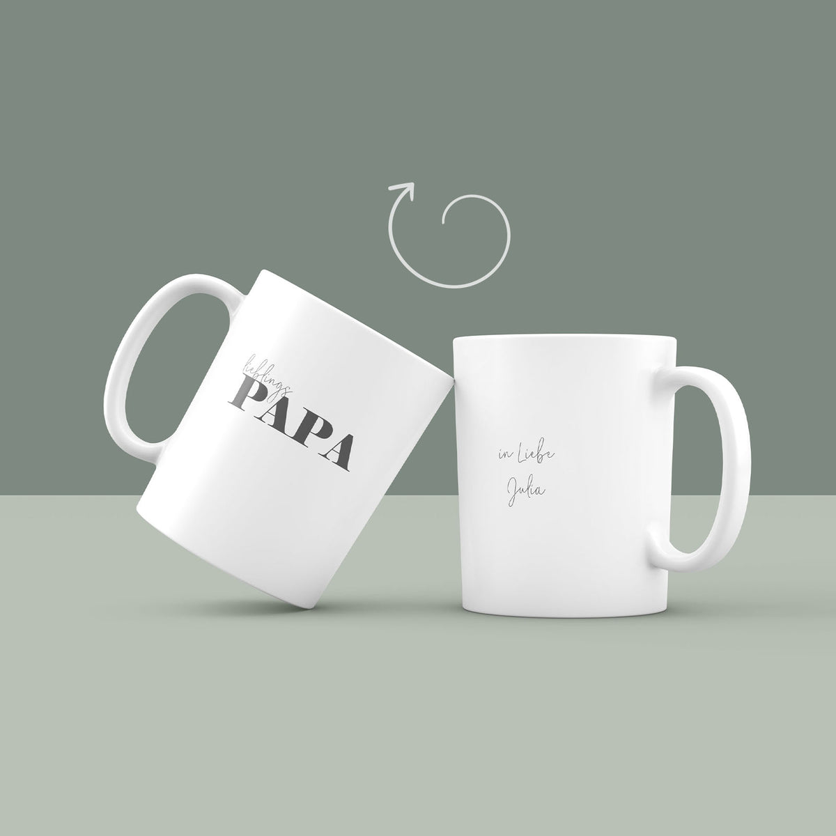 Keramik-Tasse "LieblingsPAPA" Geschenk zum Vatertag