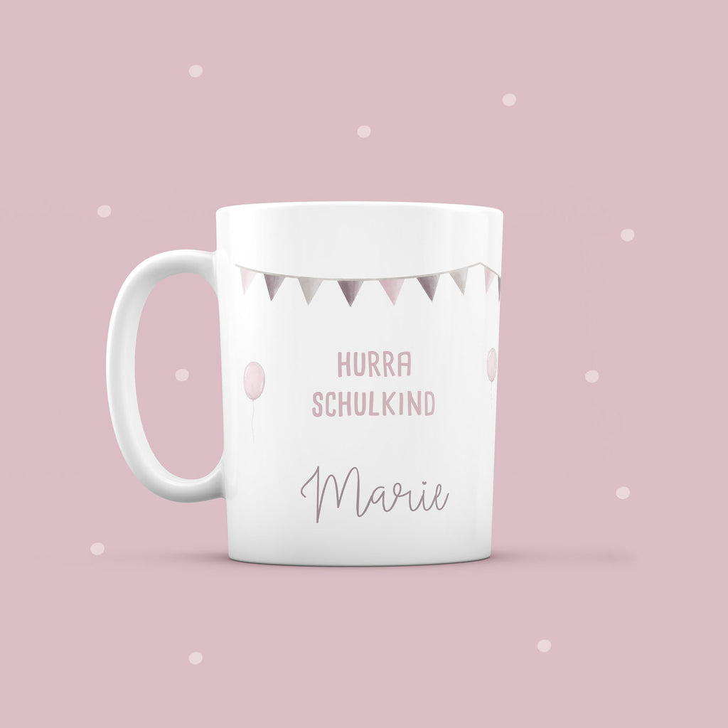 Keramik-Tasse "Hurra Schulkind"