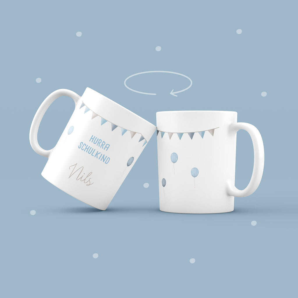 Keramik-Tasse "Hurra Schulkind"