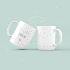Keramik-Tasse „Lehrer & Lehrerin mit Herzen“ personalisiert Sublimation