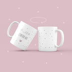 Keramik-Tasse „Lehrer & Lehrerin mit Herzen“ personalisiert Sublimation