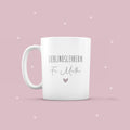 Keramik-Tasse „LieblingsLehrer & Lehrerin“ personalisiert Sublimation
