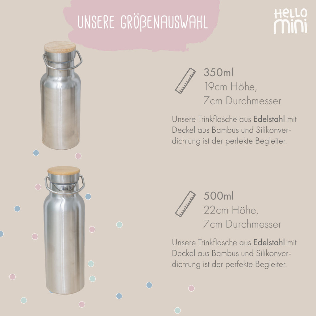 Lunchbox & Trinkflasche Set "Rakete" bunt bedruckt