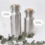Lunchbox & Trinkflasche Bambusdeckel Set "Löwe"