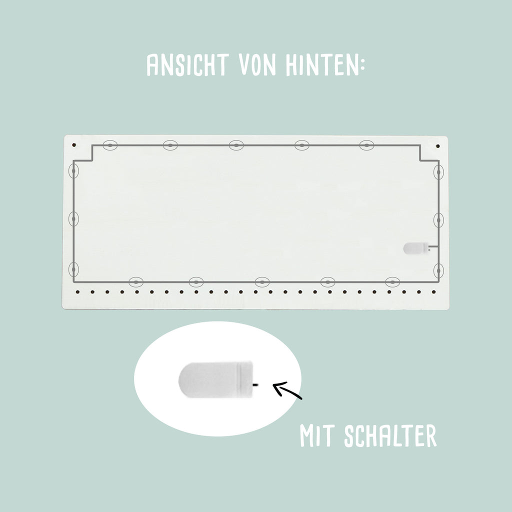 Beleuchteter Aquarell Adventskalender "Reh"