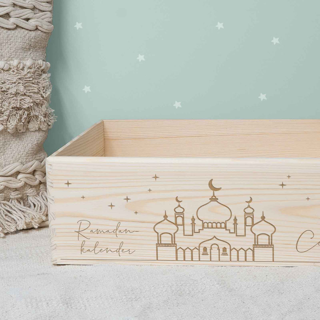 Ramadankiste „Moschee“ personalisiert Gravur