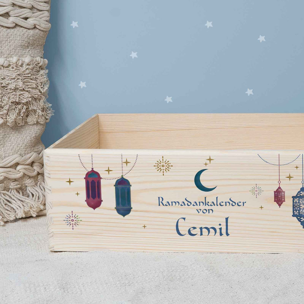 Ramadankiste "Laternen" bunt bedruckt