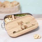 Lunchbox "Fuchs" bunt bedruckt