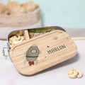 Lunchbox "Rakete" bunt bedruckt