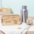 Lunchbox & Trinkflasche Set "Elefant" bunt bedruckt