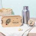 Lunchbox & Trinkflasche Set "Rakete" bunt bedruckt