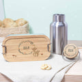 Lunchbox & Trinkflasche Set "Reh" bunt bedruckt
