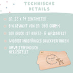 Frühstücksbrettchen Aquarell Reh Buche