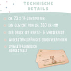 Frühstücksbrettchen Aquarell Fuchs Buche