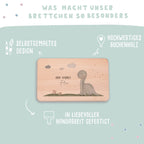 Frühstücksbrettchen Aquarell Dino Buche