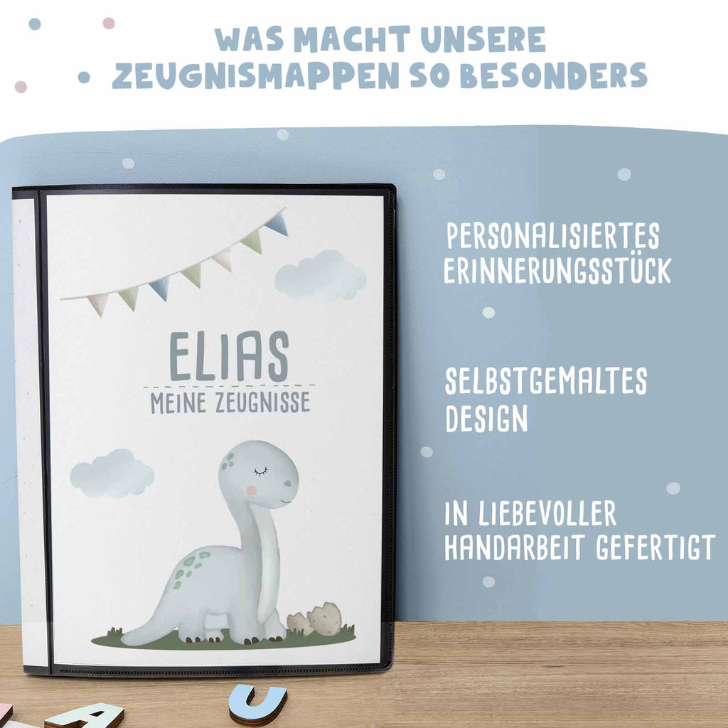 Zeugnismappe "Dino" DIN A4
