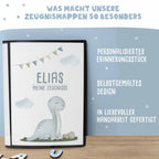 Zeugnismappe "Dino" DIN A4