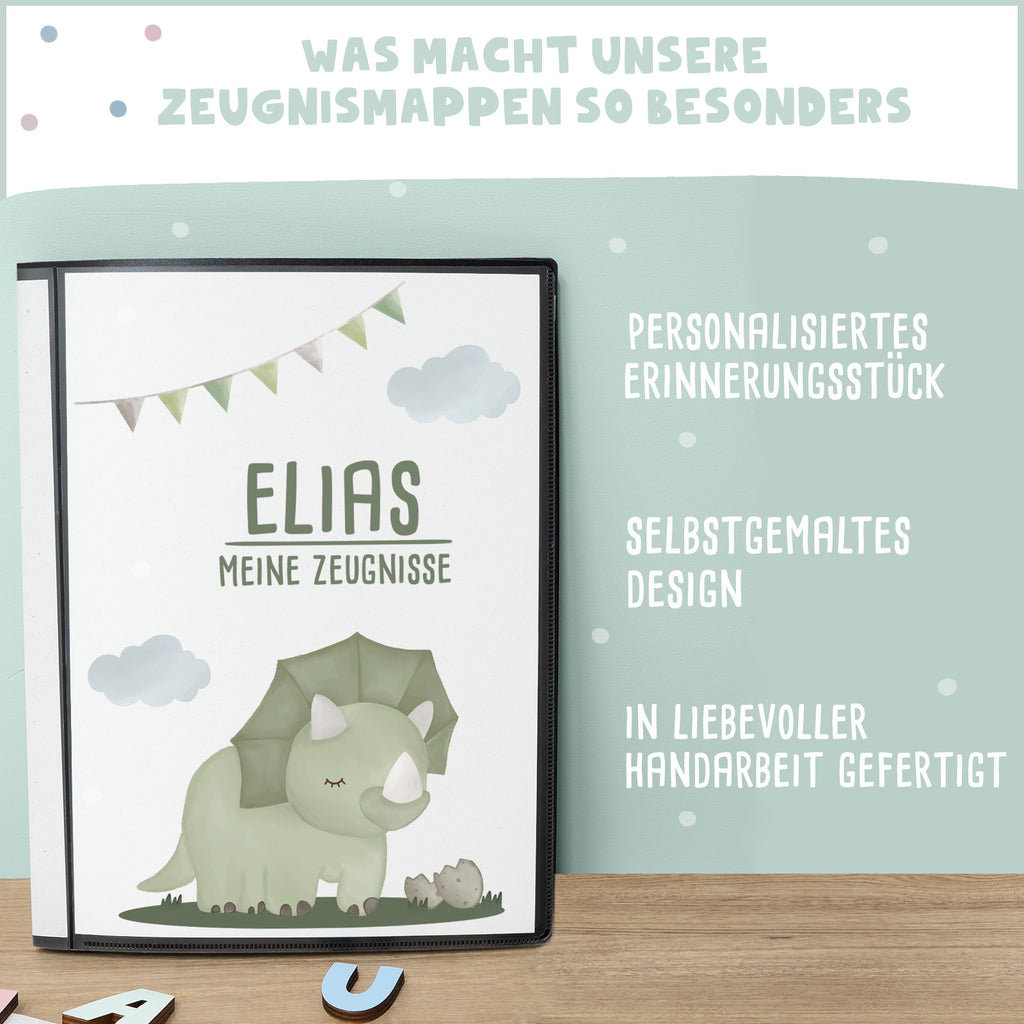 Zeugnismappe "Dino" DIN A4