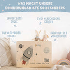 Erinnerungsbox "Rakete" Aquarell