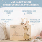 Erinnerungsbox "Giraffe" Aquarell