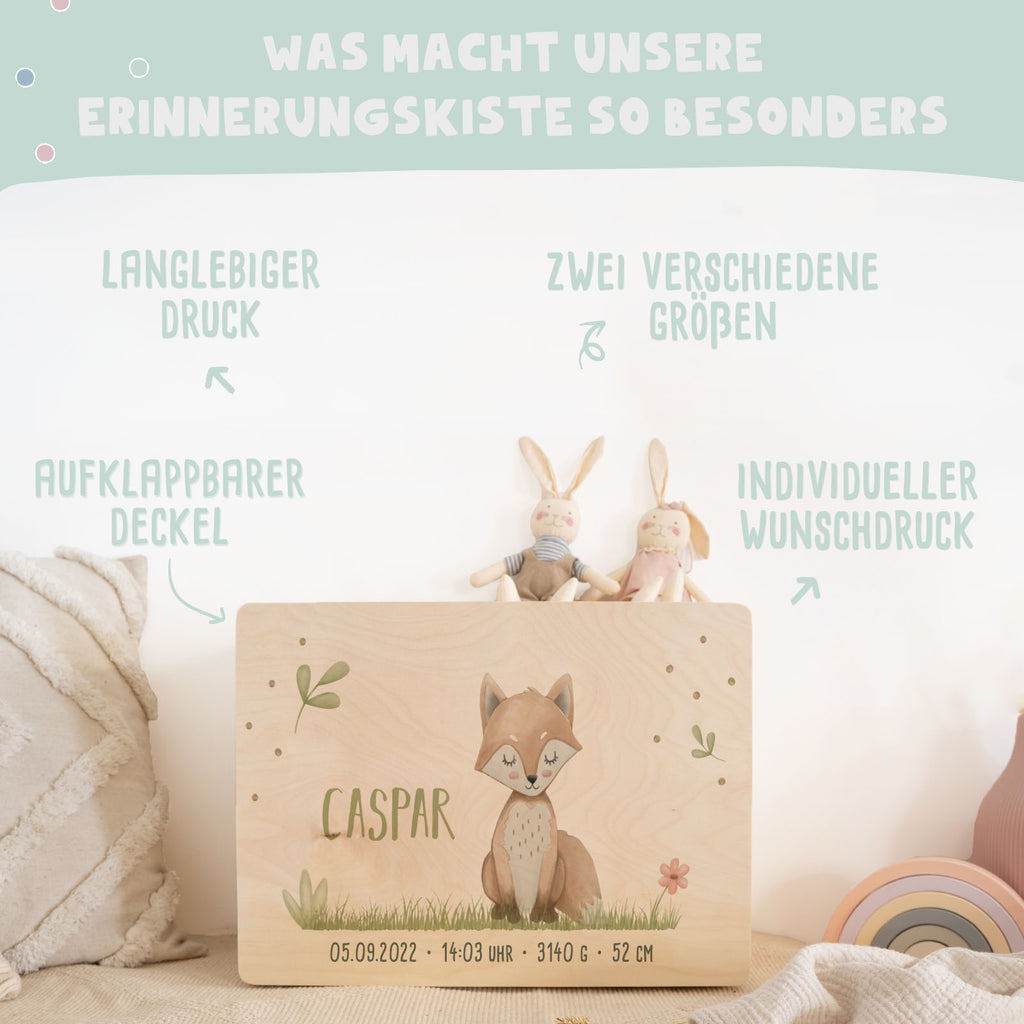 Erinnerungsbox "Fuchs" Aquarell
