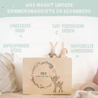 Erinnerungsbox "Rehkitz" Aquarell