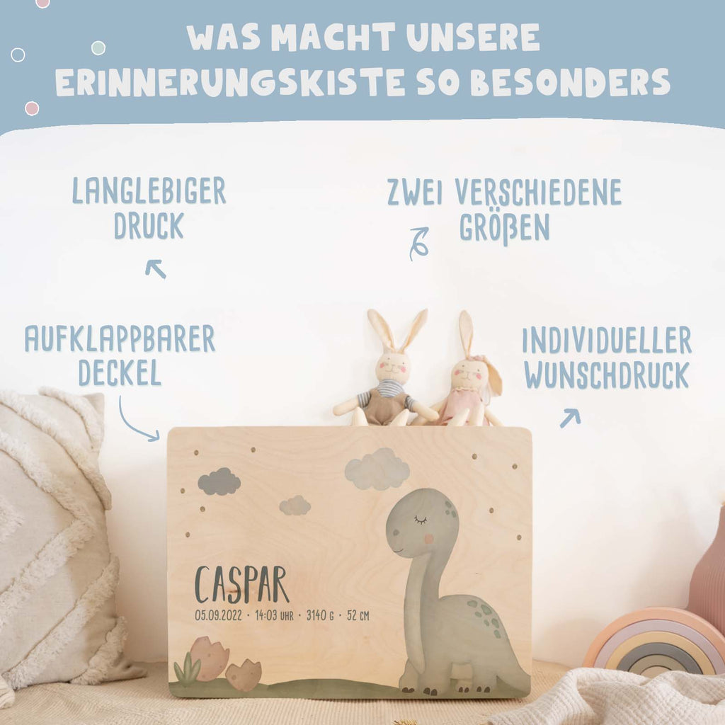 Erinnerungsbox "Dino" Aquarell
