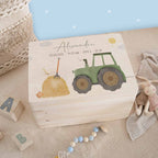Erinnerungsbox "Trecker" Aquarell