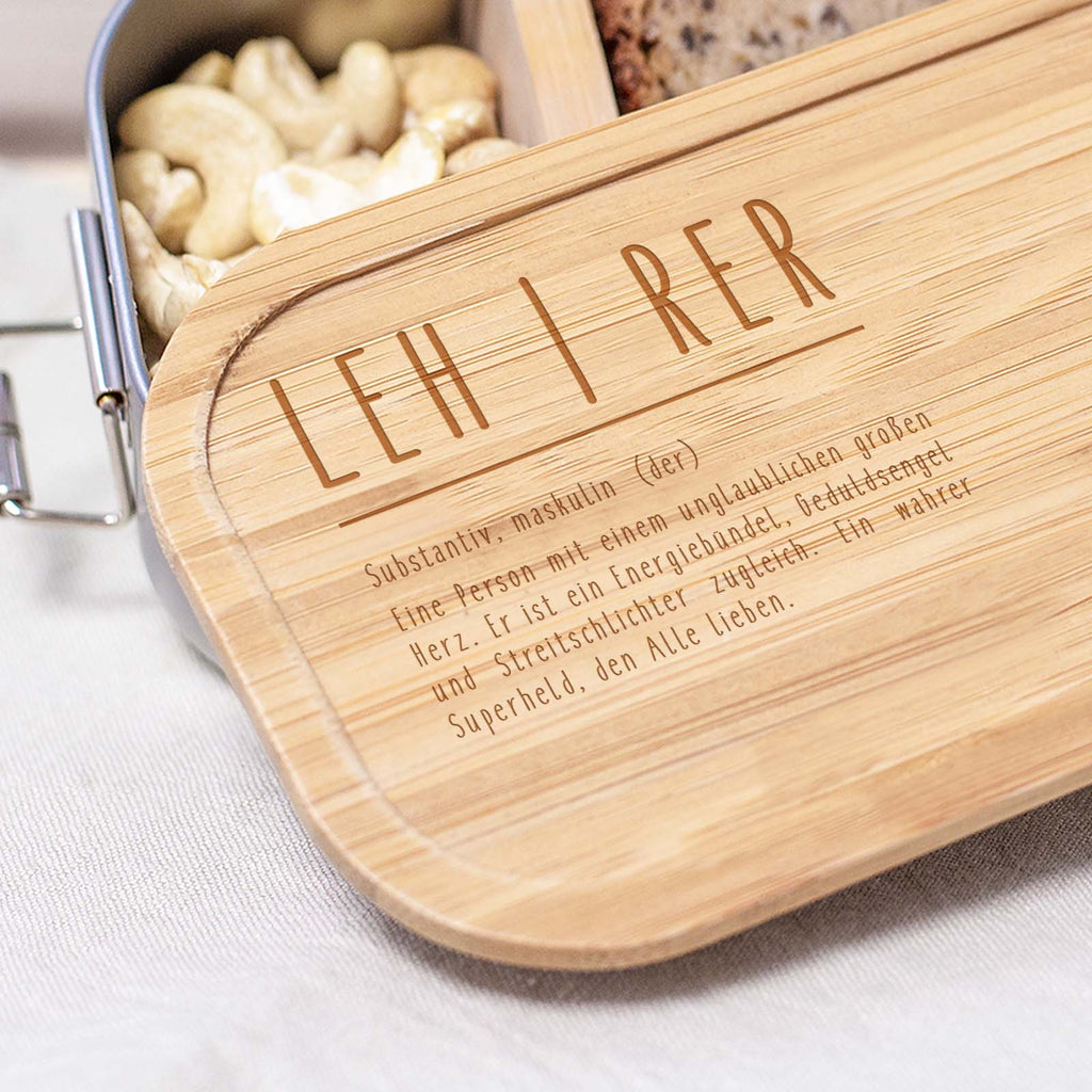 Lunchbox "Lehrer" Abschiedsgeschenk