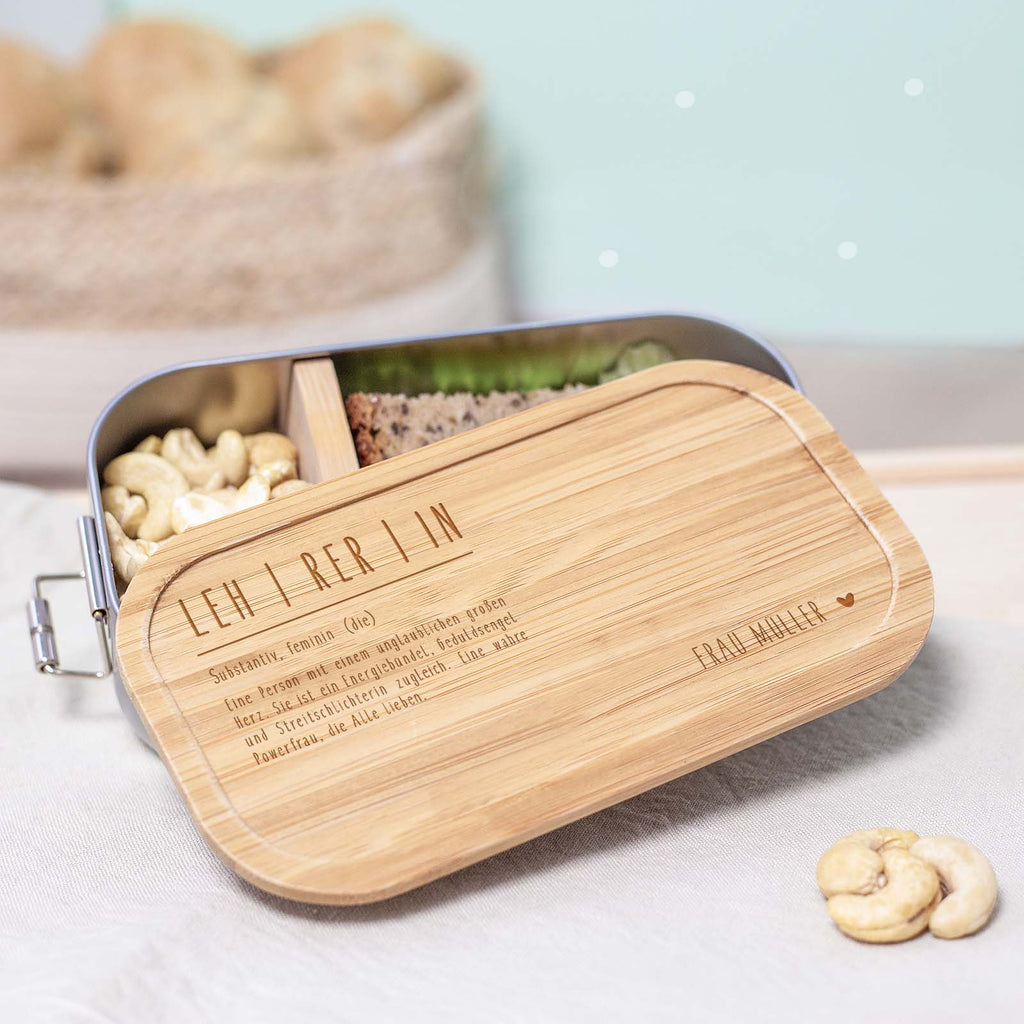 Lunchbox "Lehrerin" Abschiedsgeschenk