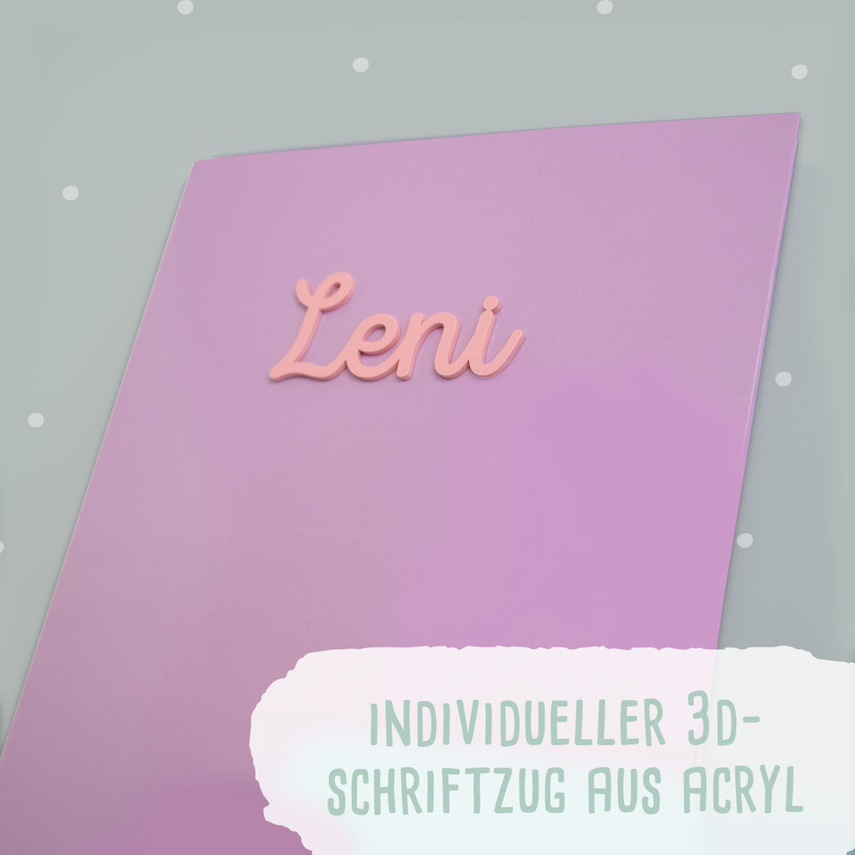 Falken Zeugnismappe Karton Ringbuch mit 3D-Name A4 Lila