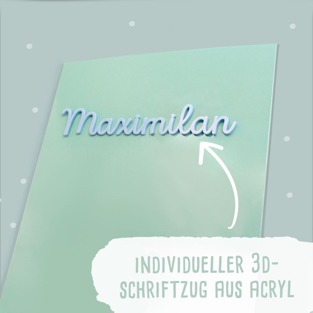 Falken Zeugnismappe Karton Ringbuch mit 3D-Name A4 Mint