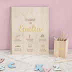 Einschulungs-Set Zeugnismappe und Stiftehalter 3D-Name "Sprüche"