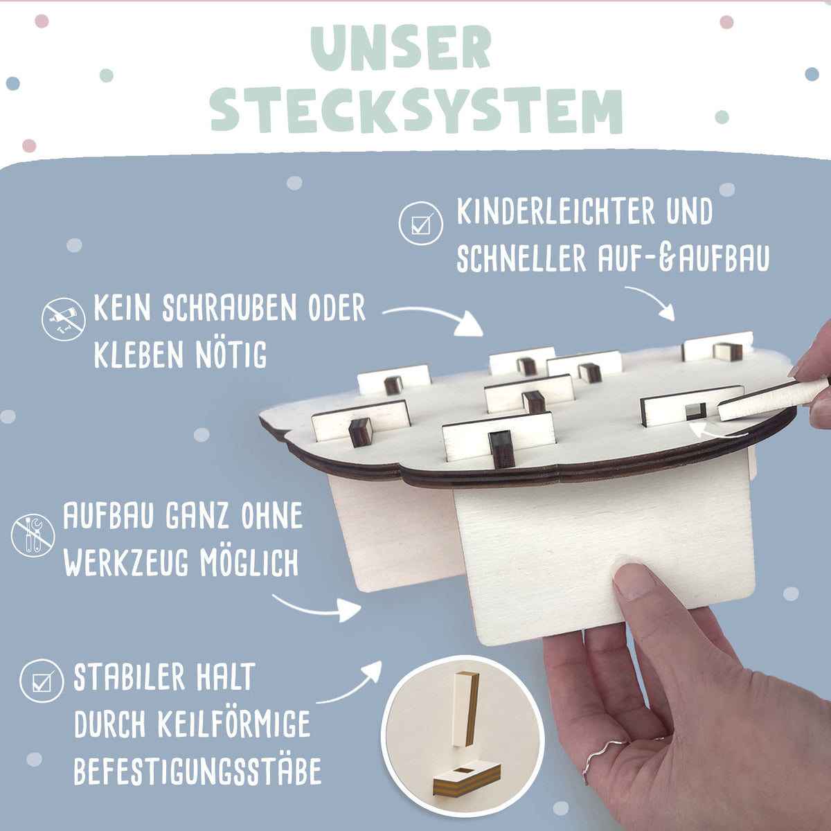 Regal "Heißluftballon" für die Toniebox