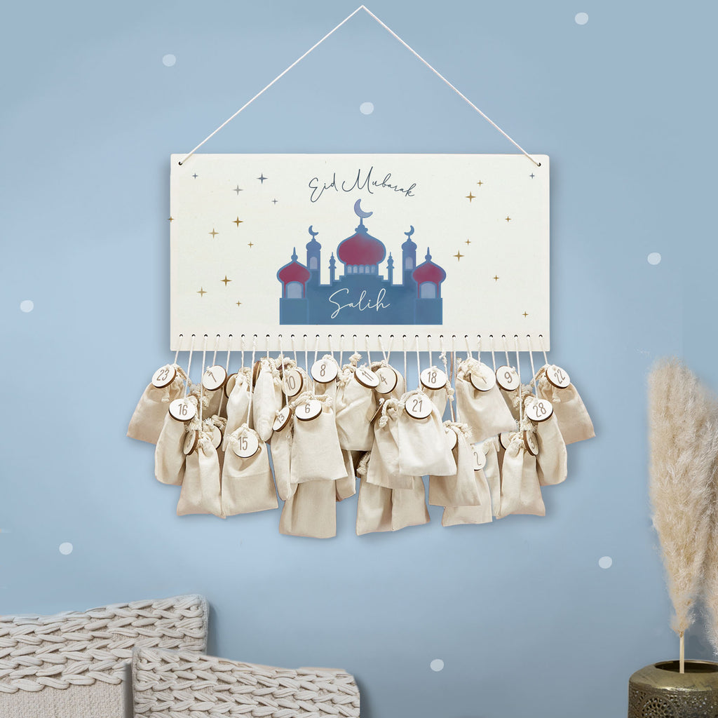 Ramadan Kalender "Moschee" bunt bedruckt