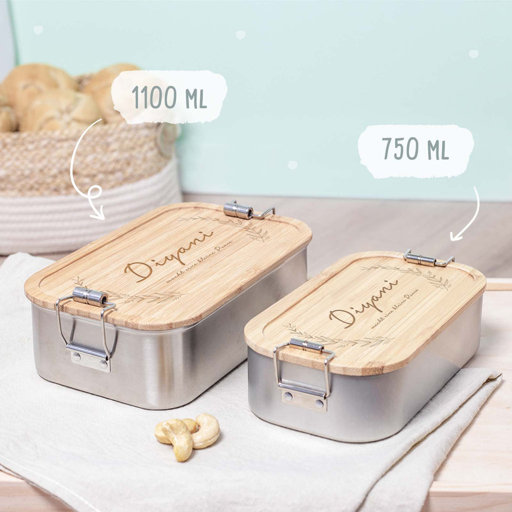 Lunchbox „Plant“ personalisiert Gravur